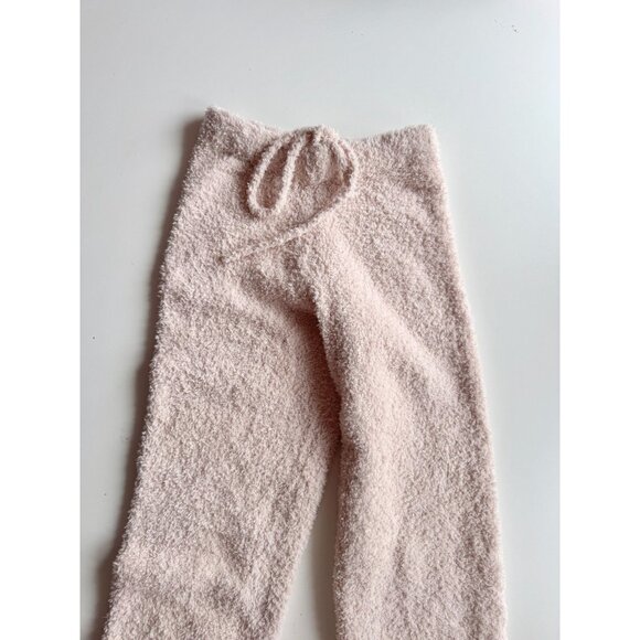 SKIMS Cozy Knit Dusk Light Pink Fuzzy Jogger Sweatpants Pants, Size XXS/XS - Picture 7 of 14